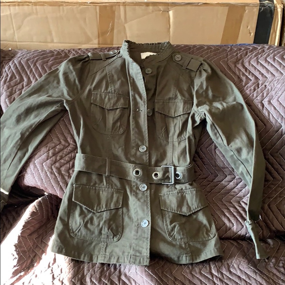 Army green Converse jacket